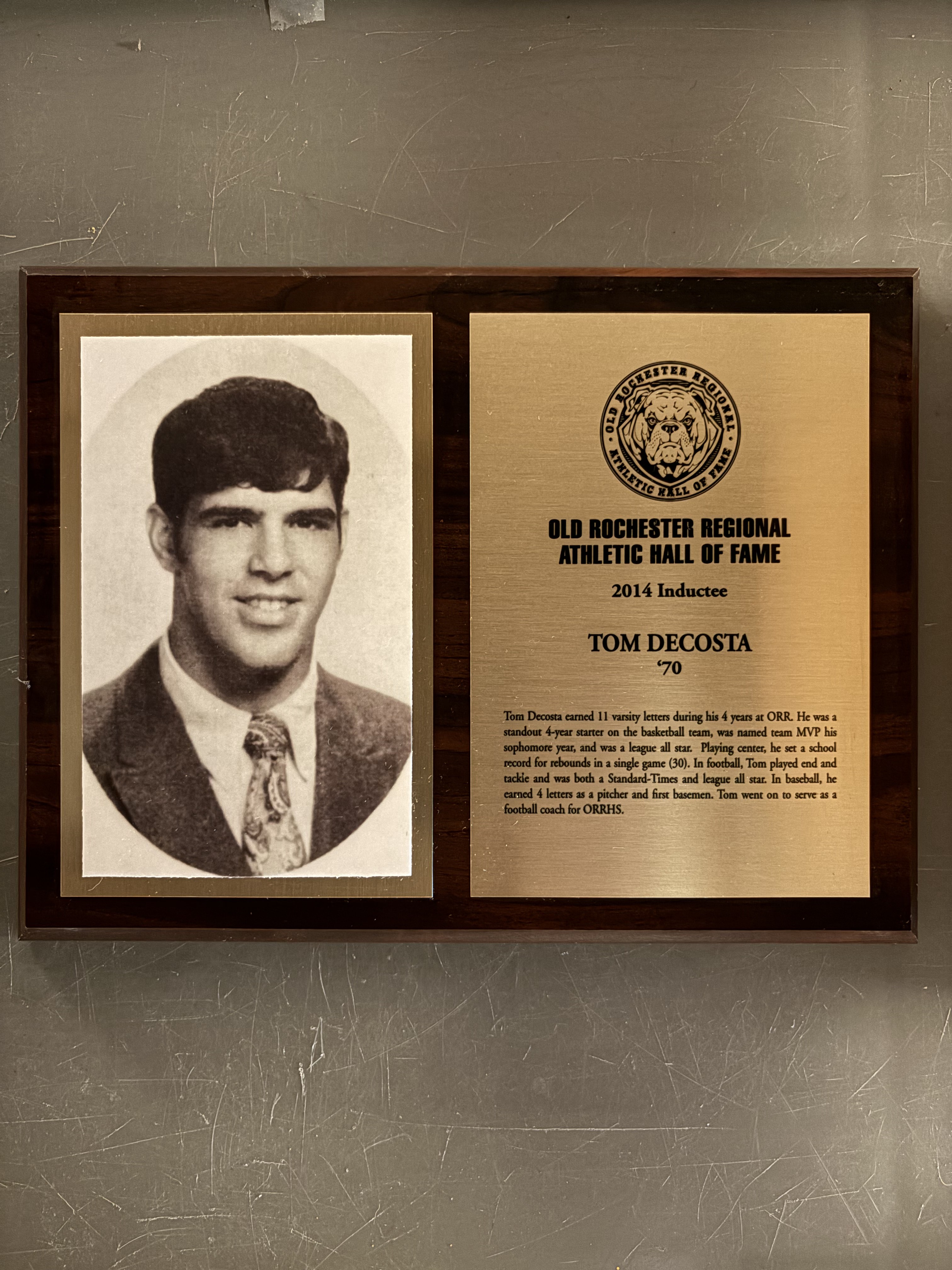 Tom DeCosta’s complete 2014 Hall of Fame display.