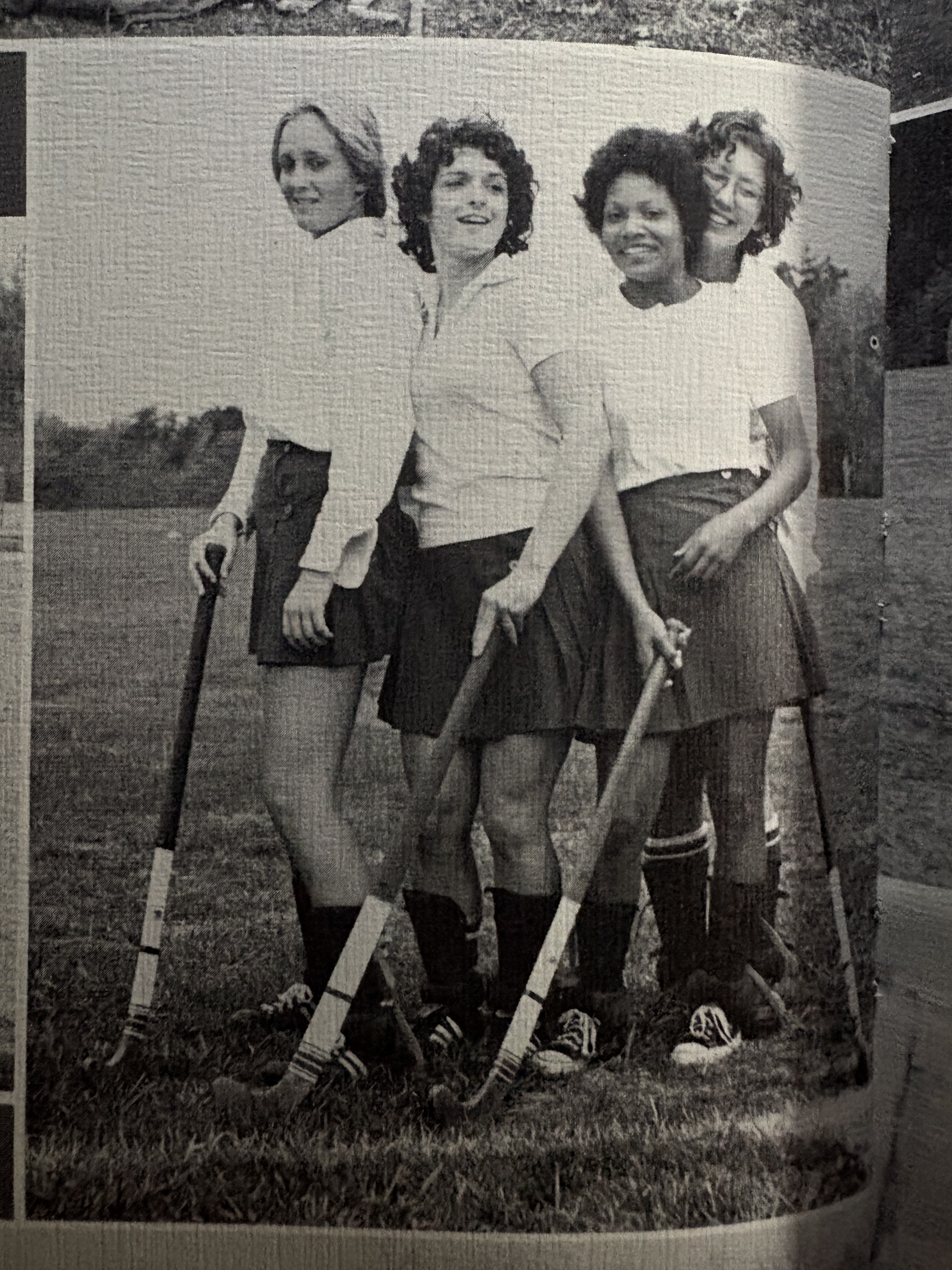 ORR field hockey yearbook photograph preserved in Kim Rae Dennis’s Hall archive.