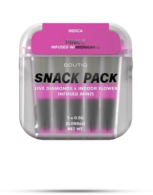 Boutiq Snack Pack infused minis