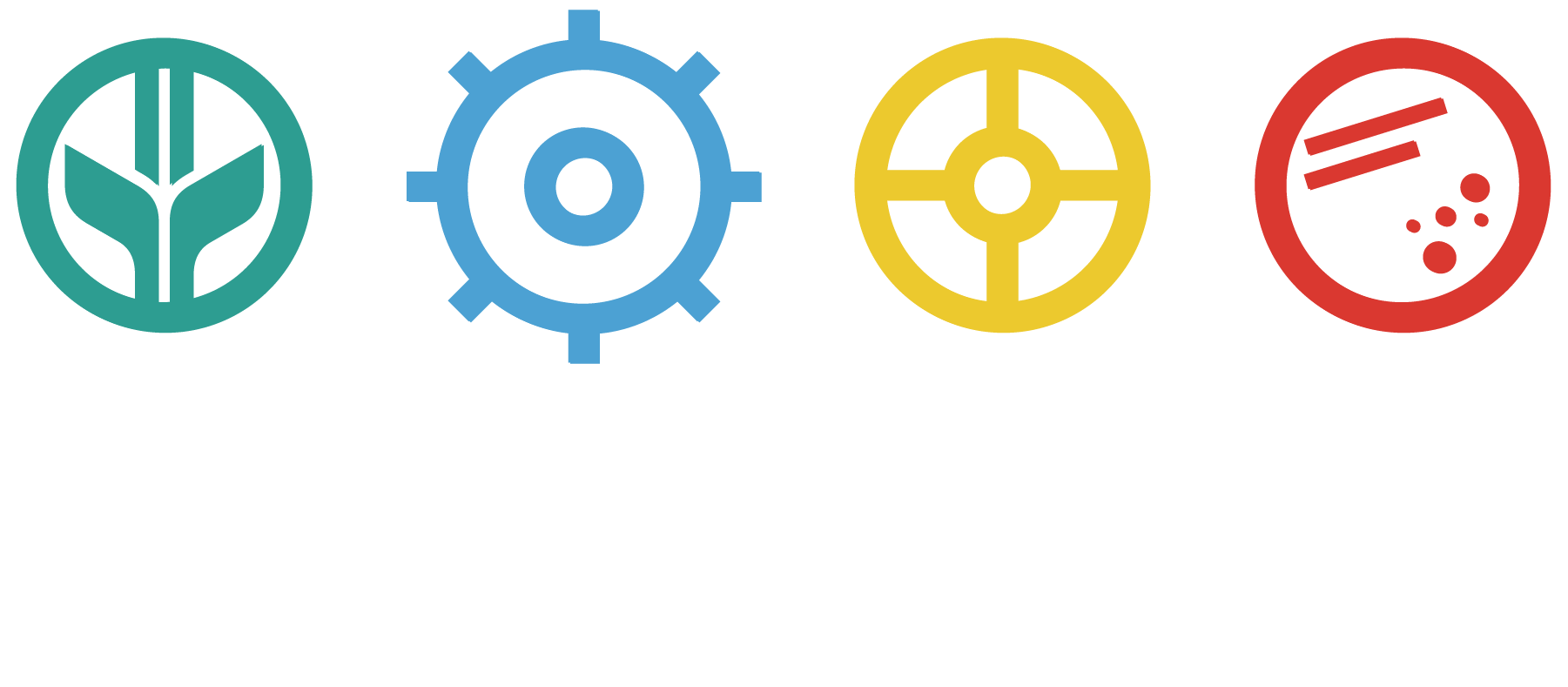 AGBT mark, white wordmark