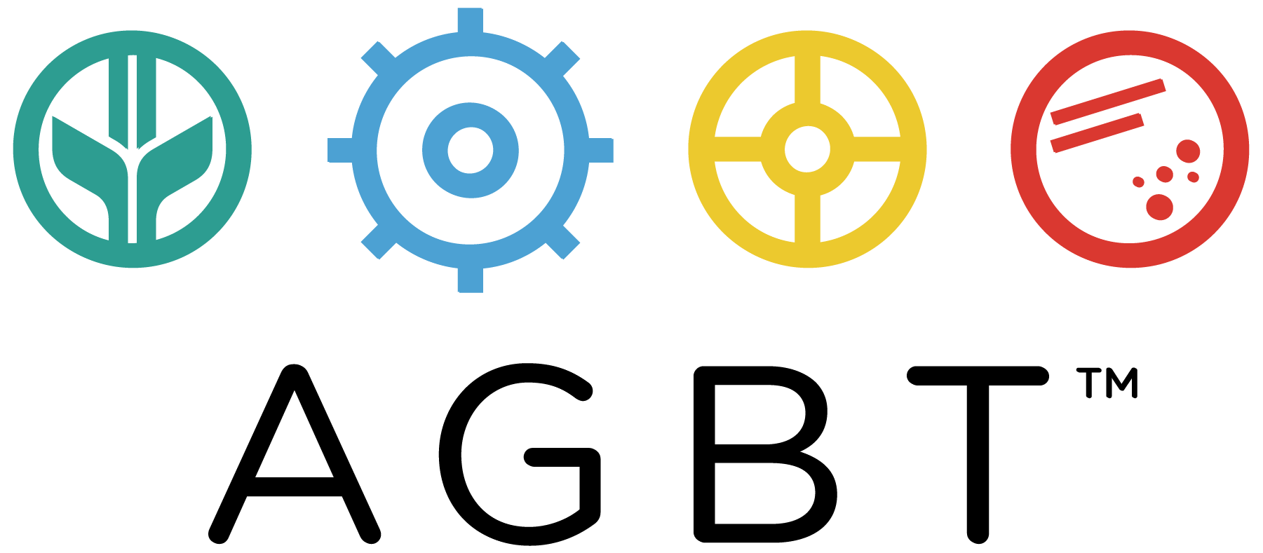 AGBT mark, black wordmark