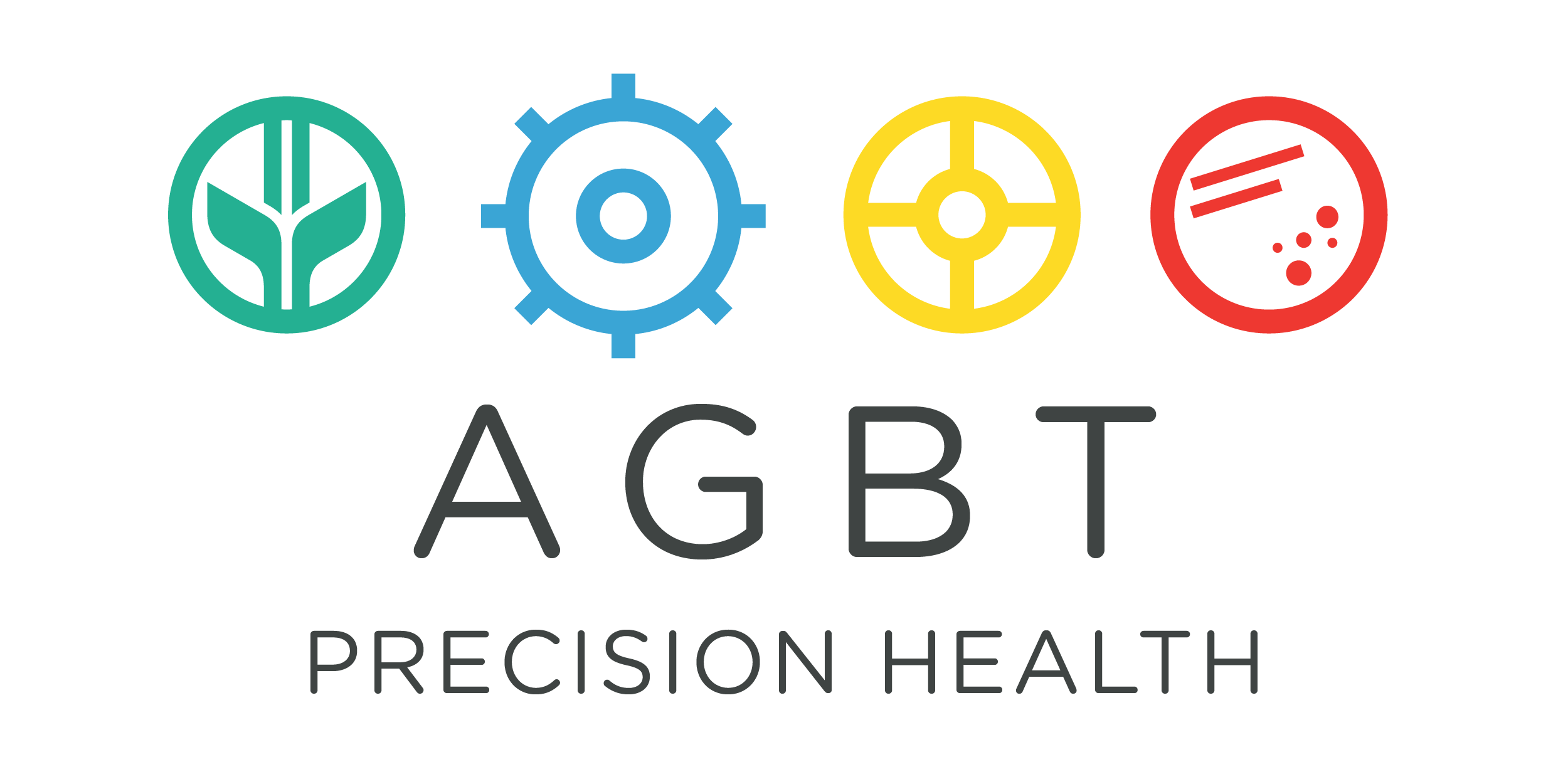 AGBT Precision Health, black wordmark