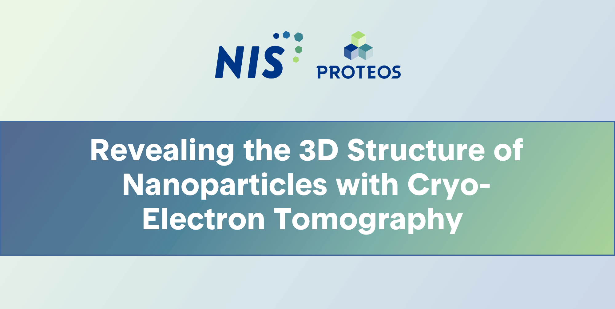 Revealing the 3D Structure of Nanoparticles with Cryo-Electron Tomography