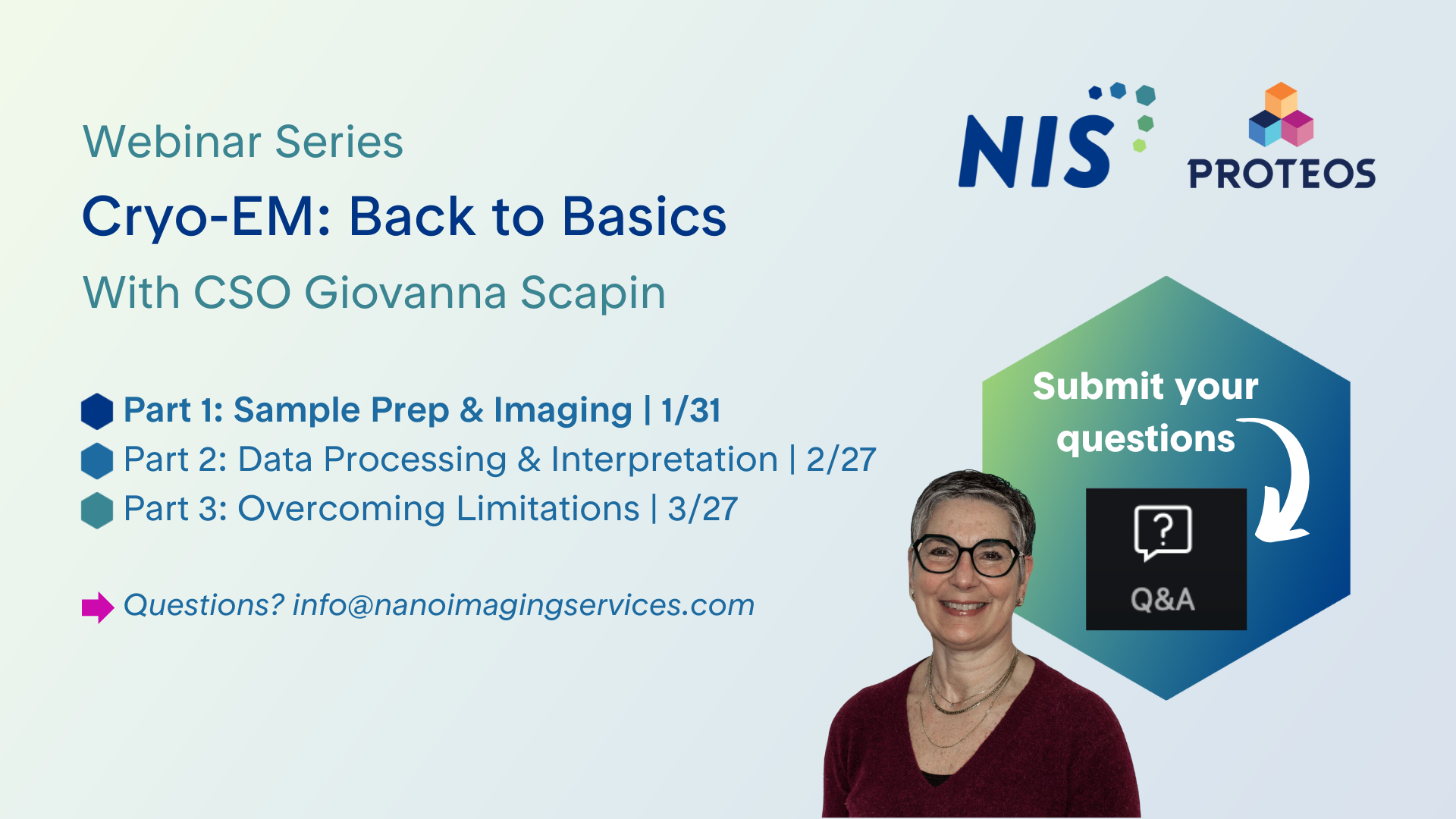 Cryo-EM Back to Basics: A Three-Part Webinar Series