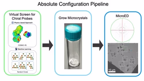 Absolute Configuration Determination of Chiral API Molecules by MicroED Analysis of Cocrystal Powders Formed Based on Cocrystal Propensity Prediction Calculations