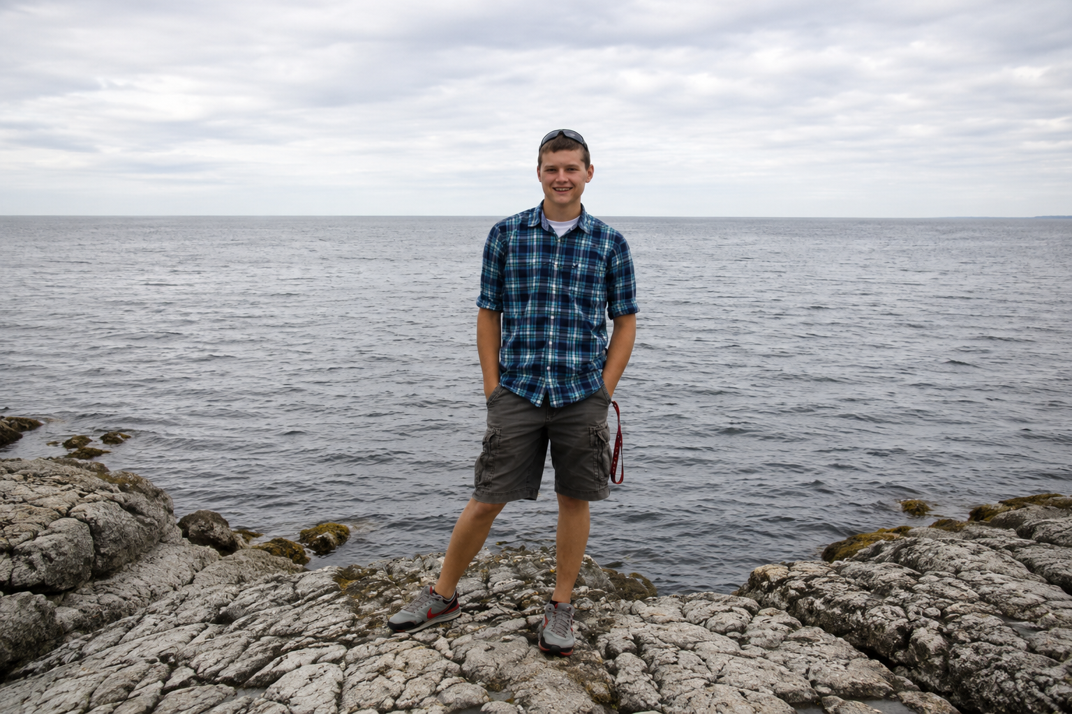 Kyle B. Ross at the shore