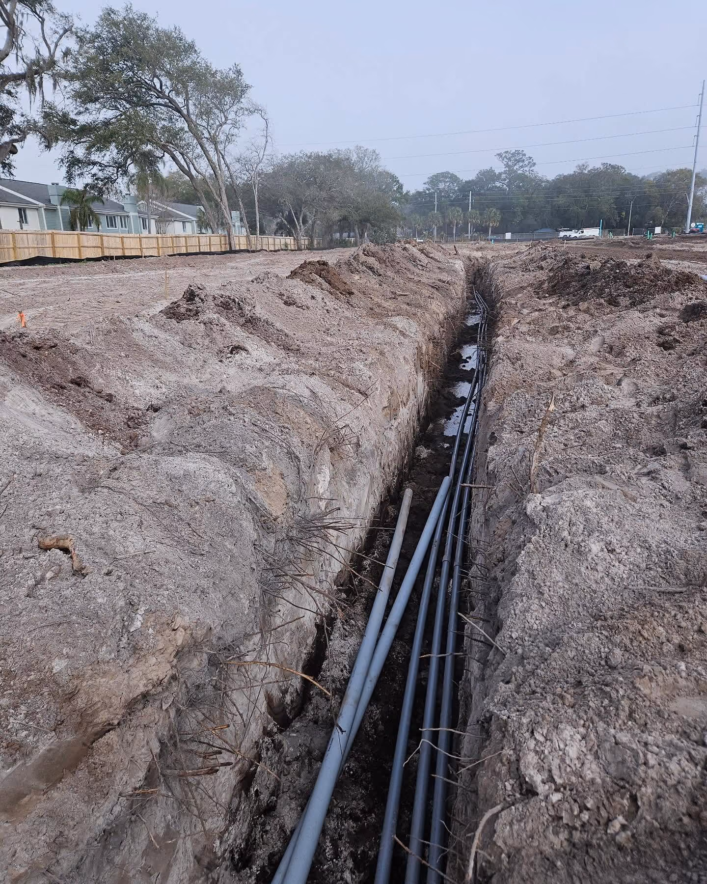 Underground electrical conduit installation