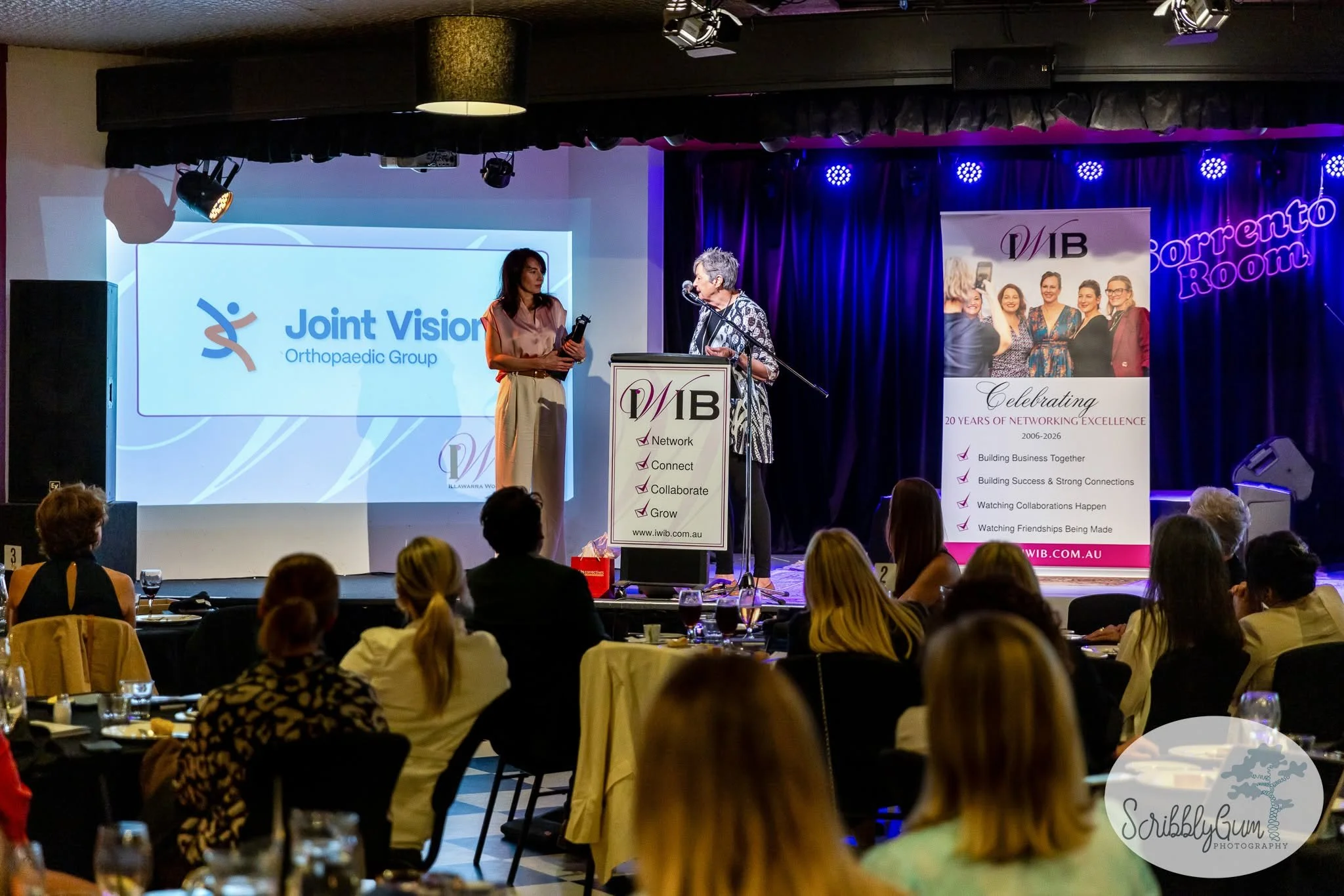 Dr Meghan Dares speaking at the Illawarra Women in Business event in Wollongong