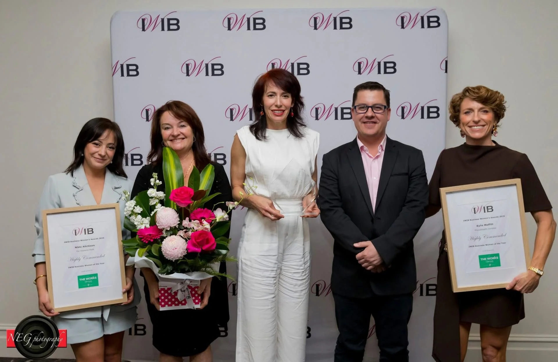 Dr Meghan Dares recognised at the 2026 IWIB Awards