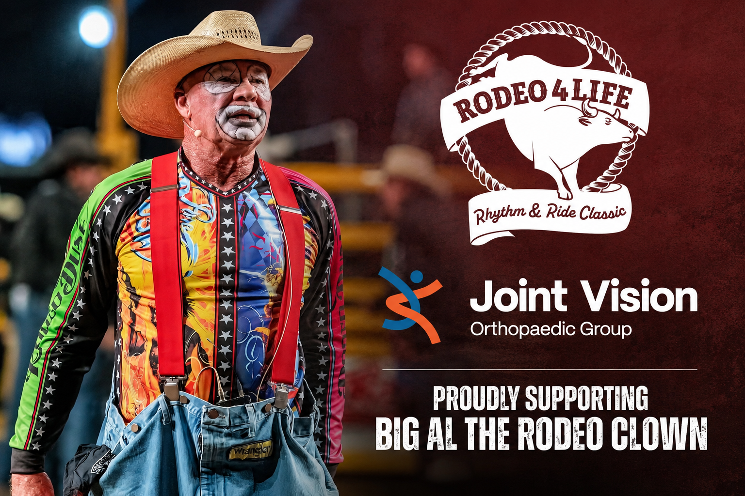 Joint Vision supports Rodeo 4 Life and Big Al