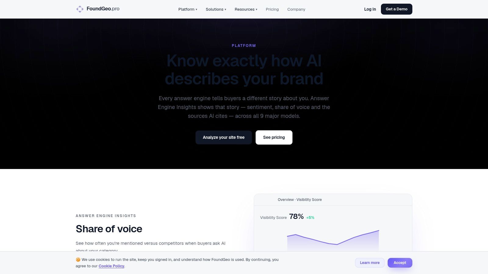 FoundGeo Answer Engine Insights