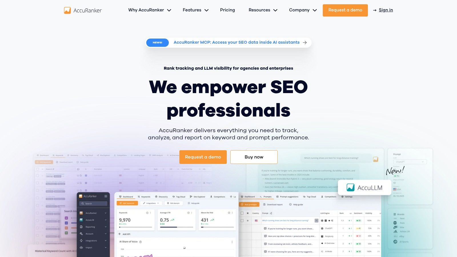 AccuRanker – Rank Tracker with AI Overview Monitoring