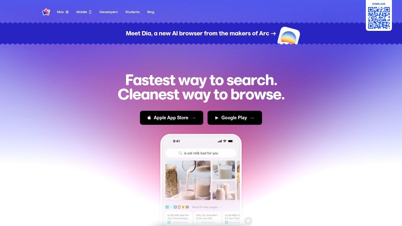 Arc Search ("Browse for Me")