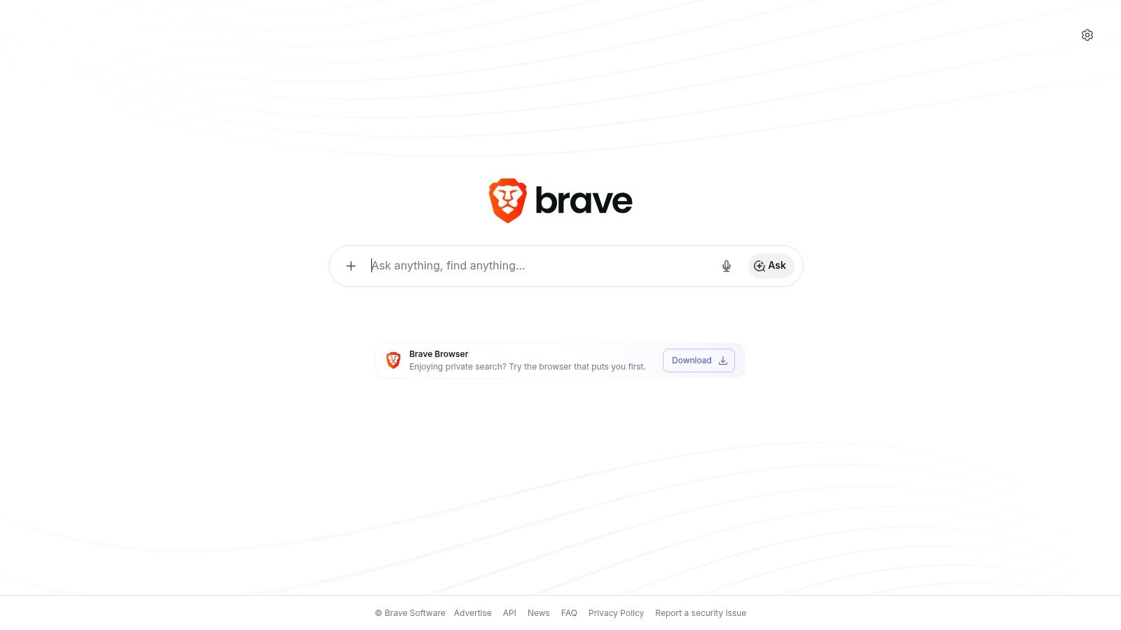 Brave Search (Answer with AI / Ask Brave / Deep Research)