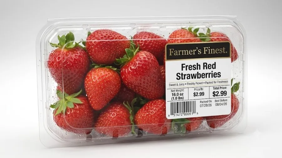 Red strawberries