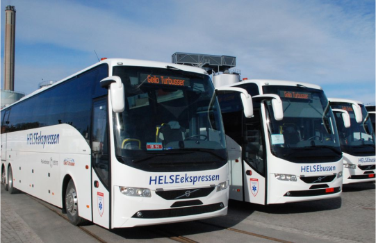 Helseekspressen-busser fra Geilo Turbusser