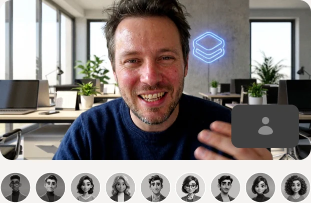 Appel vidéo avec un Business Partner Agentova, et l'équipe d'agents IA