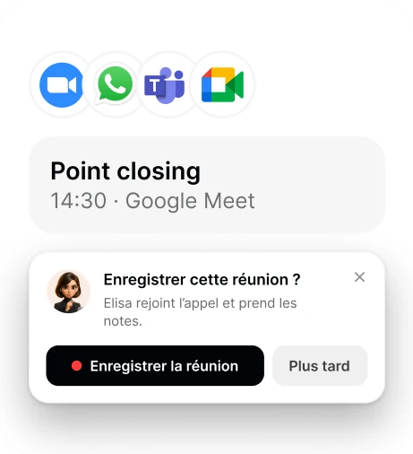 Aperçu de la fonctionnalité « Rejoint vos appels »