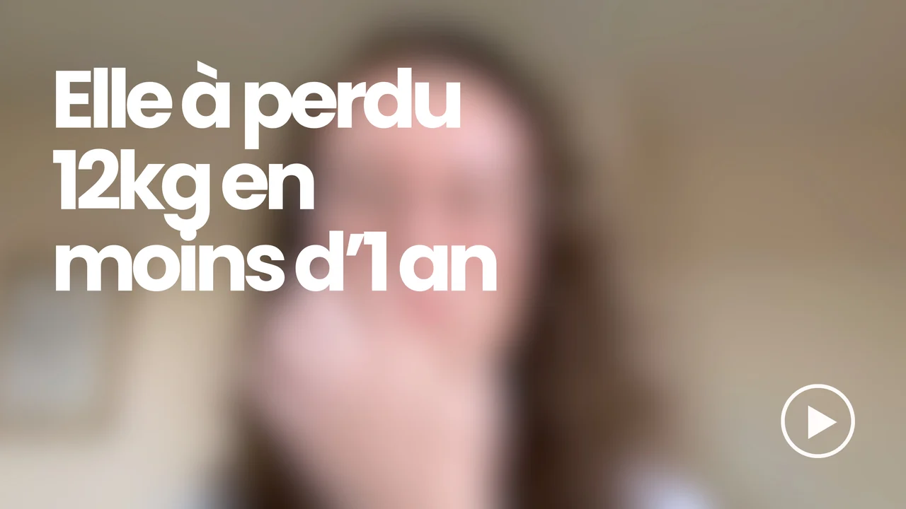 Témoignage vidéo — Elle a perdu 12 kg en moins d'1 an