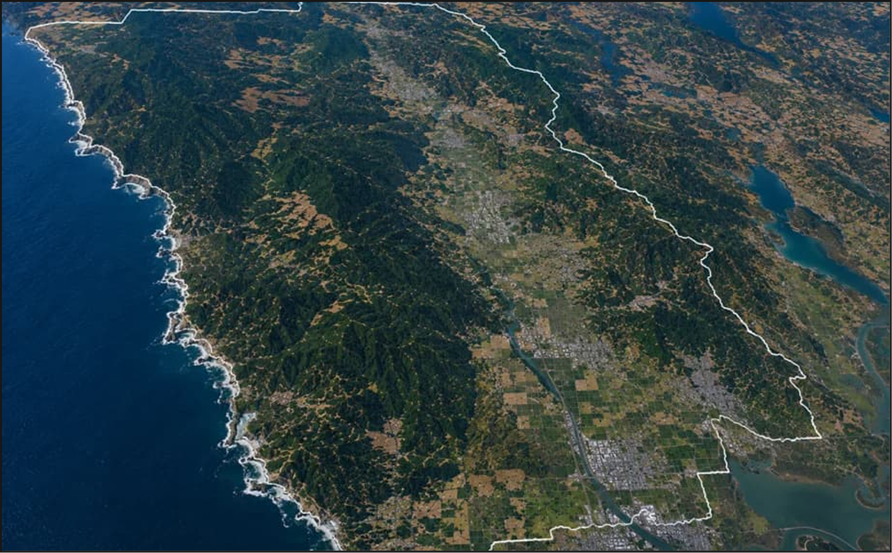 Marin County map