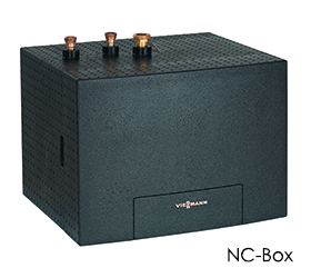 Optioneel mogelijk AC/NC-Box warmtepomp