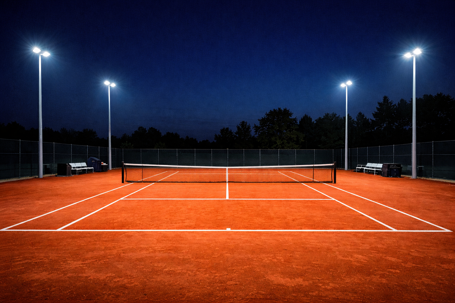 LED-Tennisplatzbeleuchtung