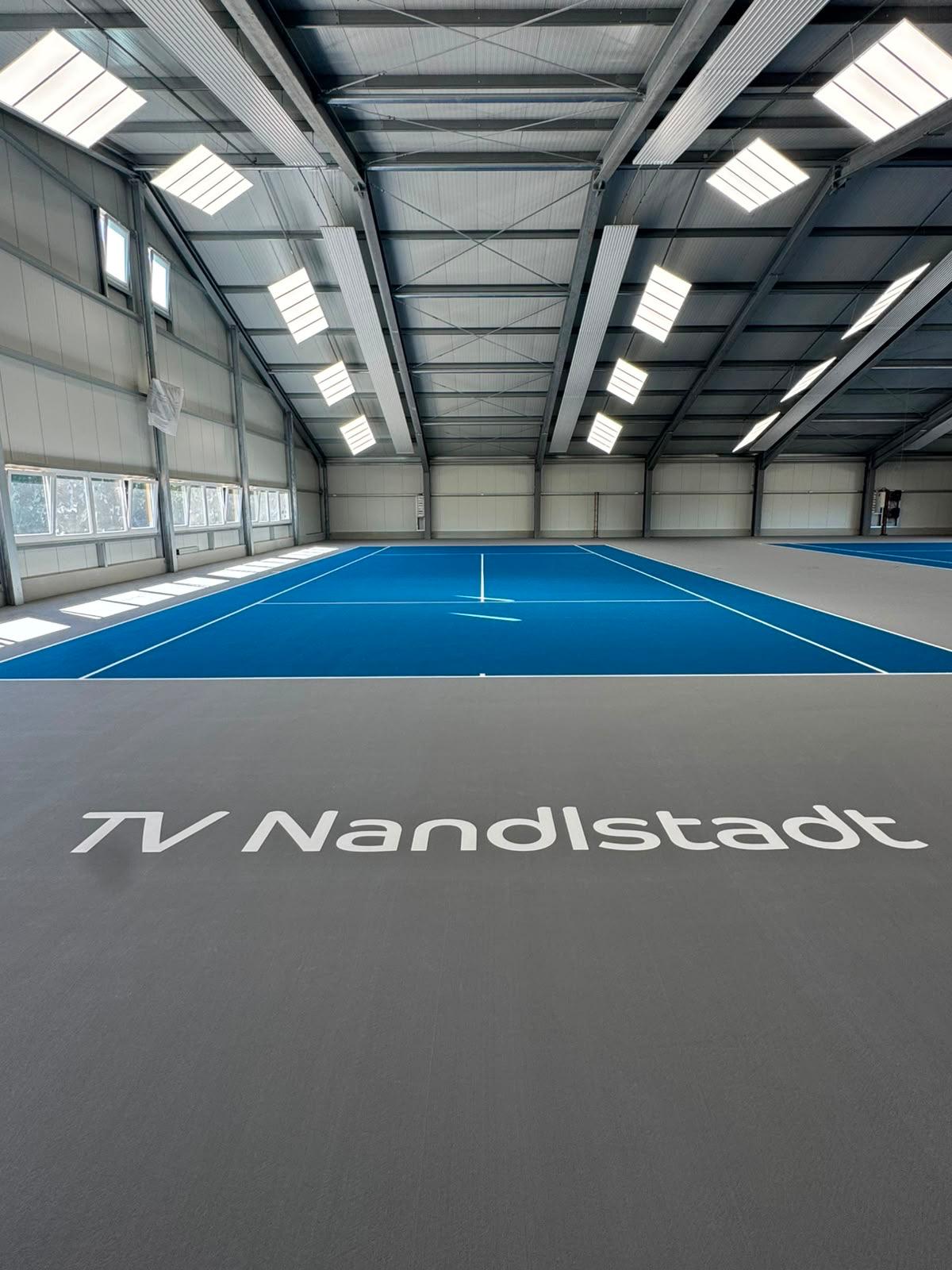 Tennishalle TV Nandlstadt: Neubau mit 2K19 LED-Beleuchtung