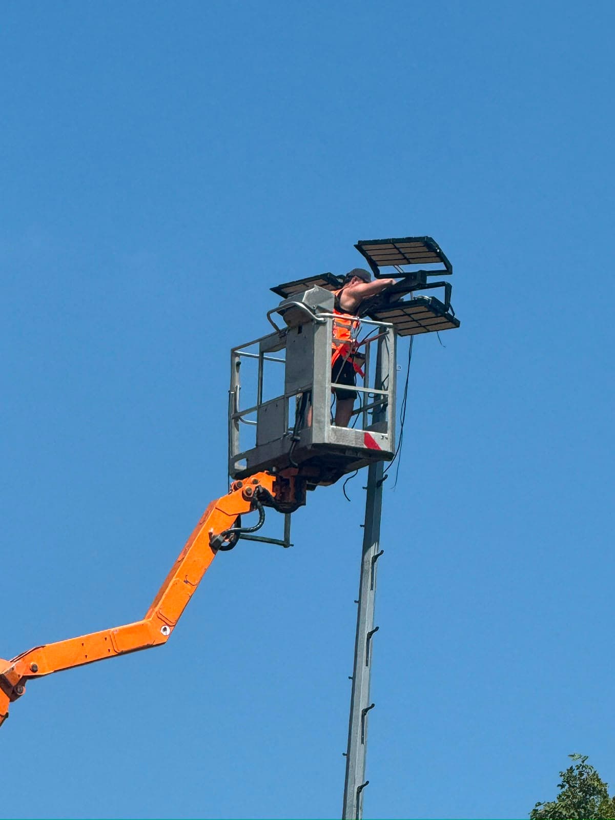 Glückauf-Arena BV Brambauer: Flutlicht-Umrüstung auf LED