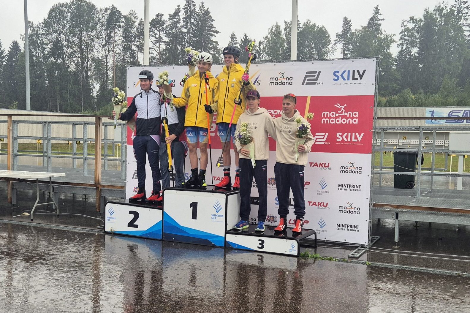 Jaka Berdajs in Tine Šporn sta osvojila bronasto odličje, foto: SloSki