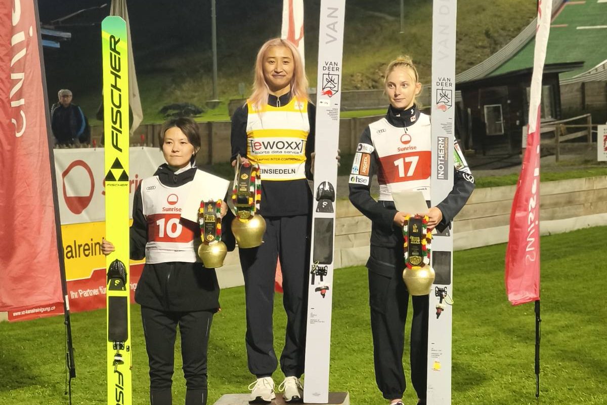 Maja Kovačič je na prvi tekmi v Einsiedelnu zasedla 2. mesto, foto: SloSki
