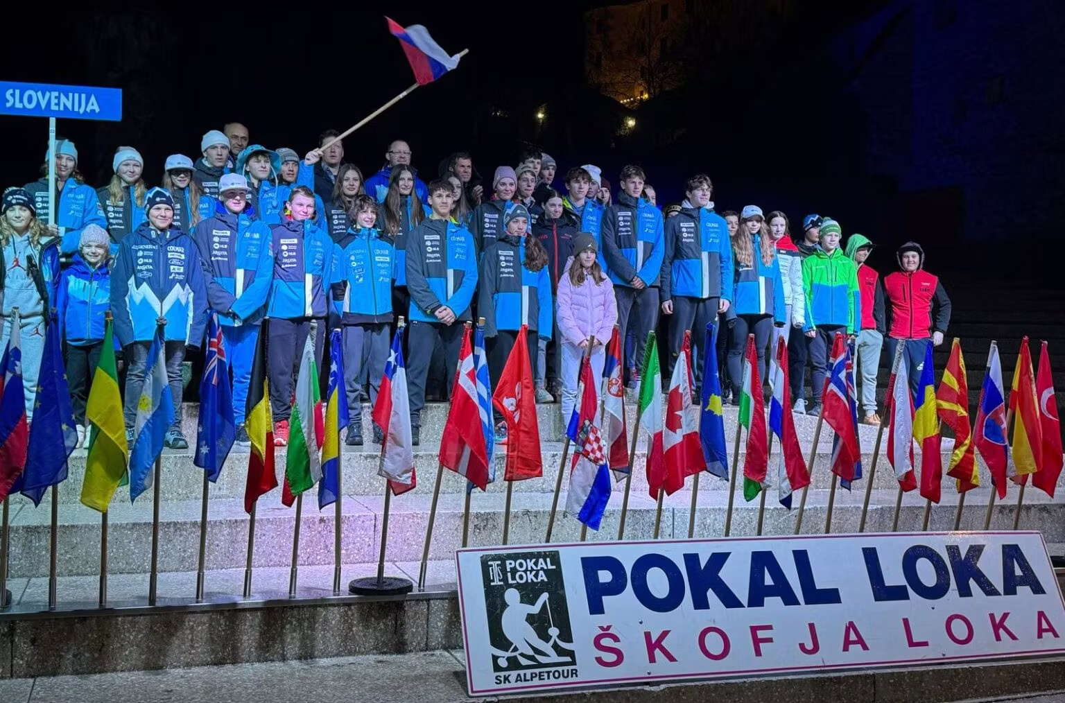 Izjemna slovenska ekipa na Pokalu Loka. Foto: SZS