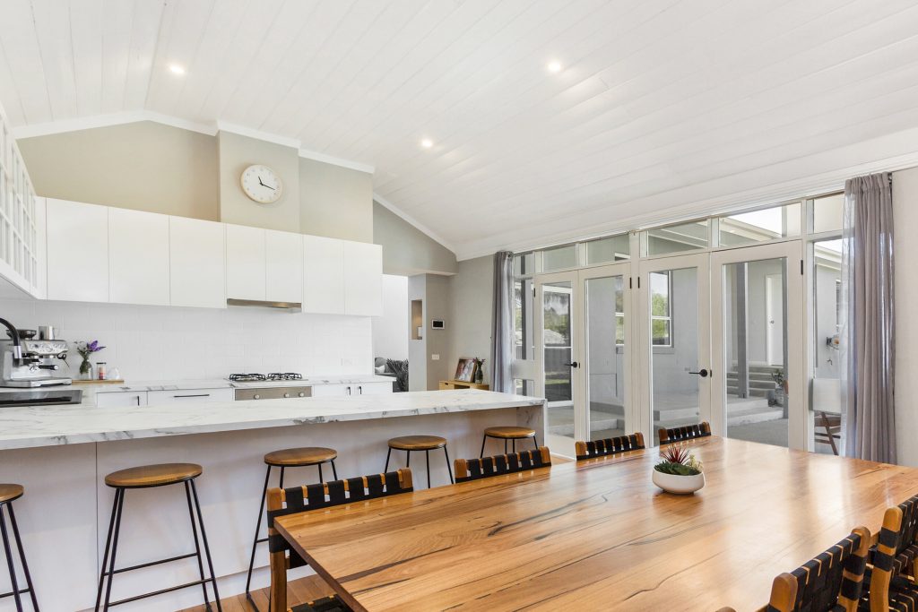 Renovated kitchen with island bench