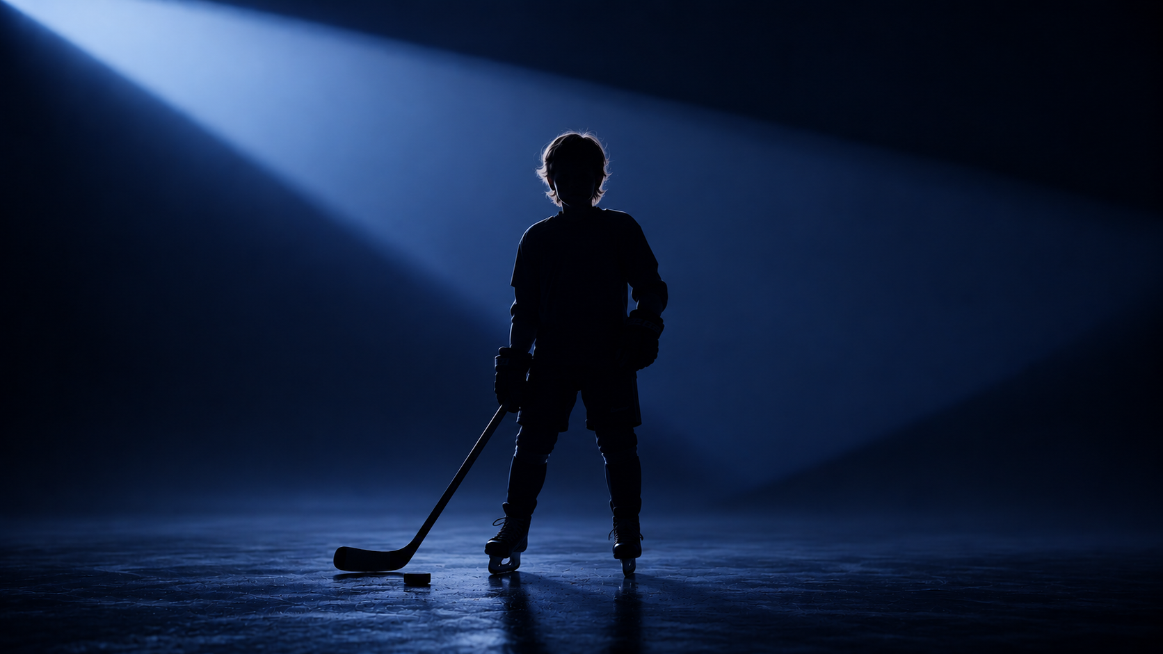 Ung hockeyspelare