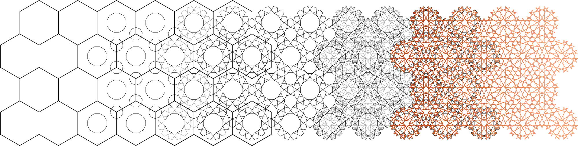 Embassy Turkey — the interlocking star pattern set out