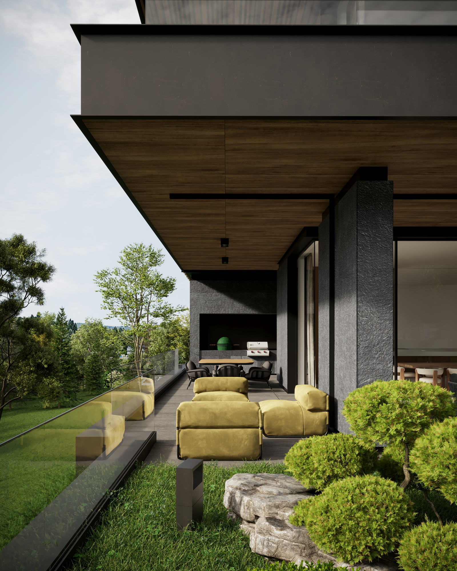 HN House — covered outdoor room