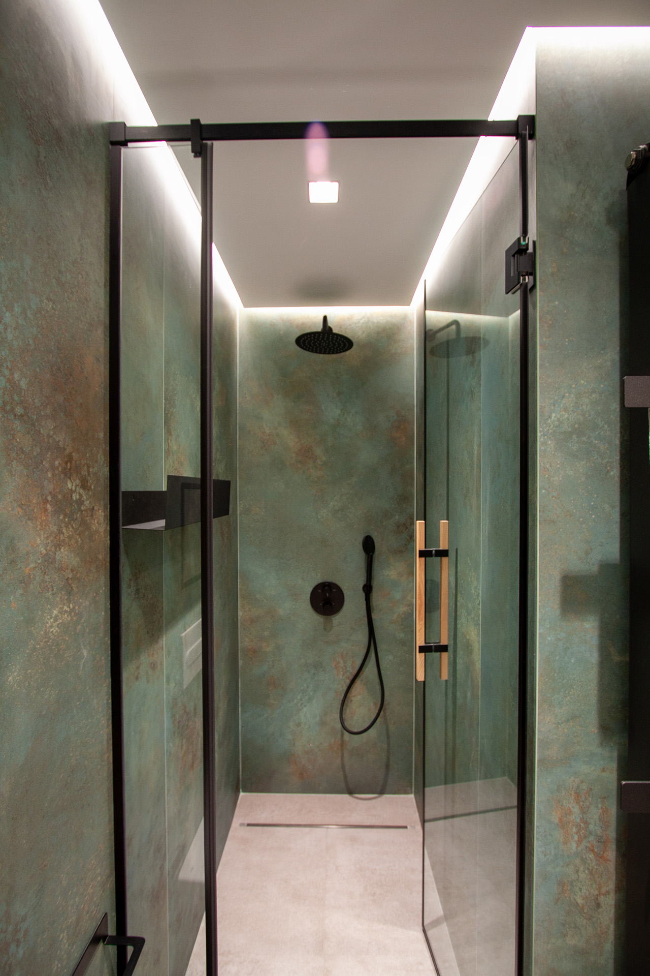 Kosanin Dol Apartament — walk-in shower