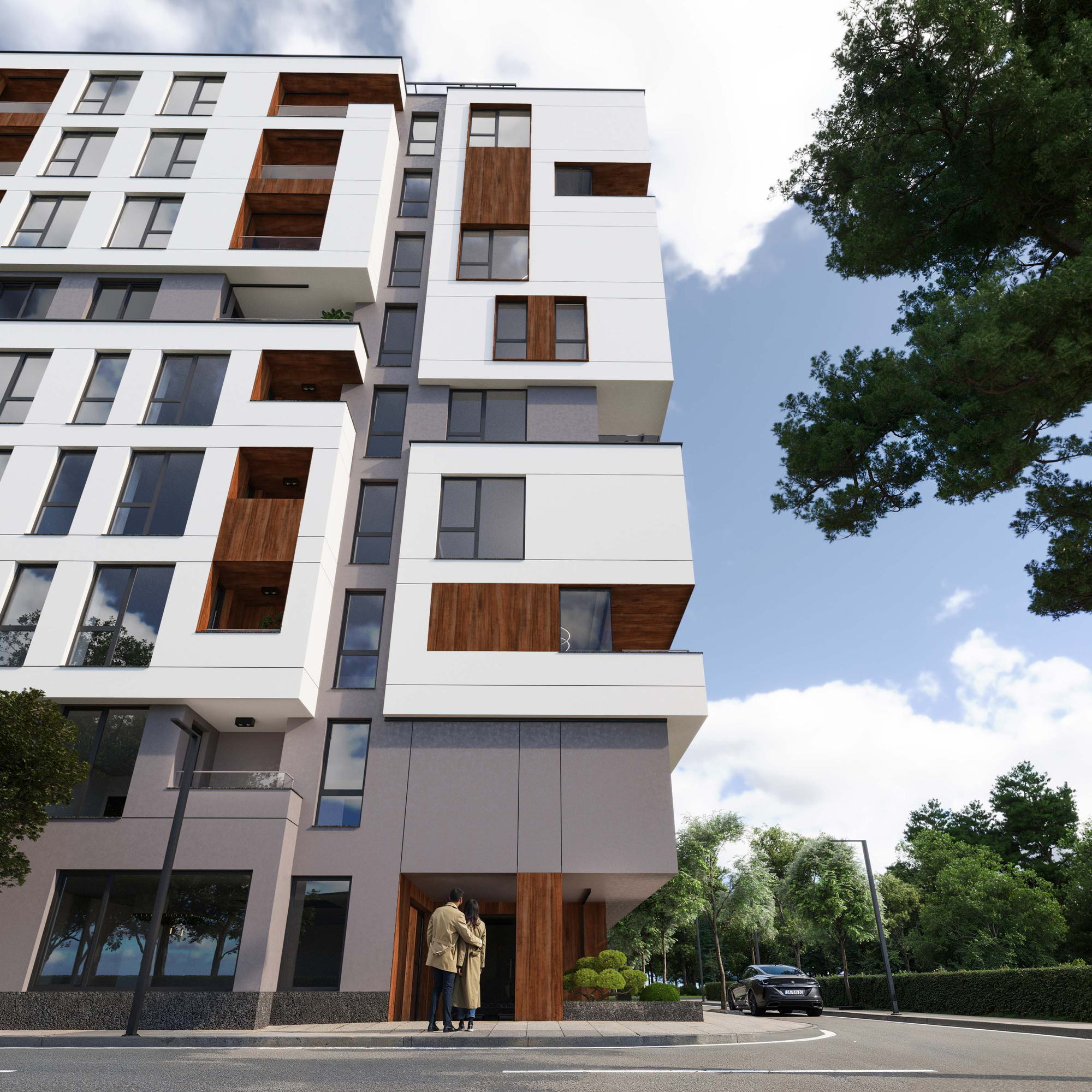 Razsadnika Residence — entrance and ground floor
