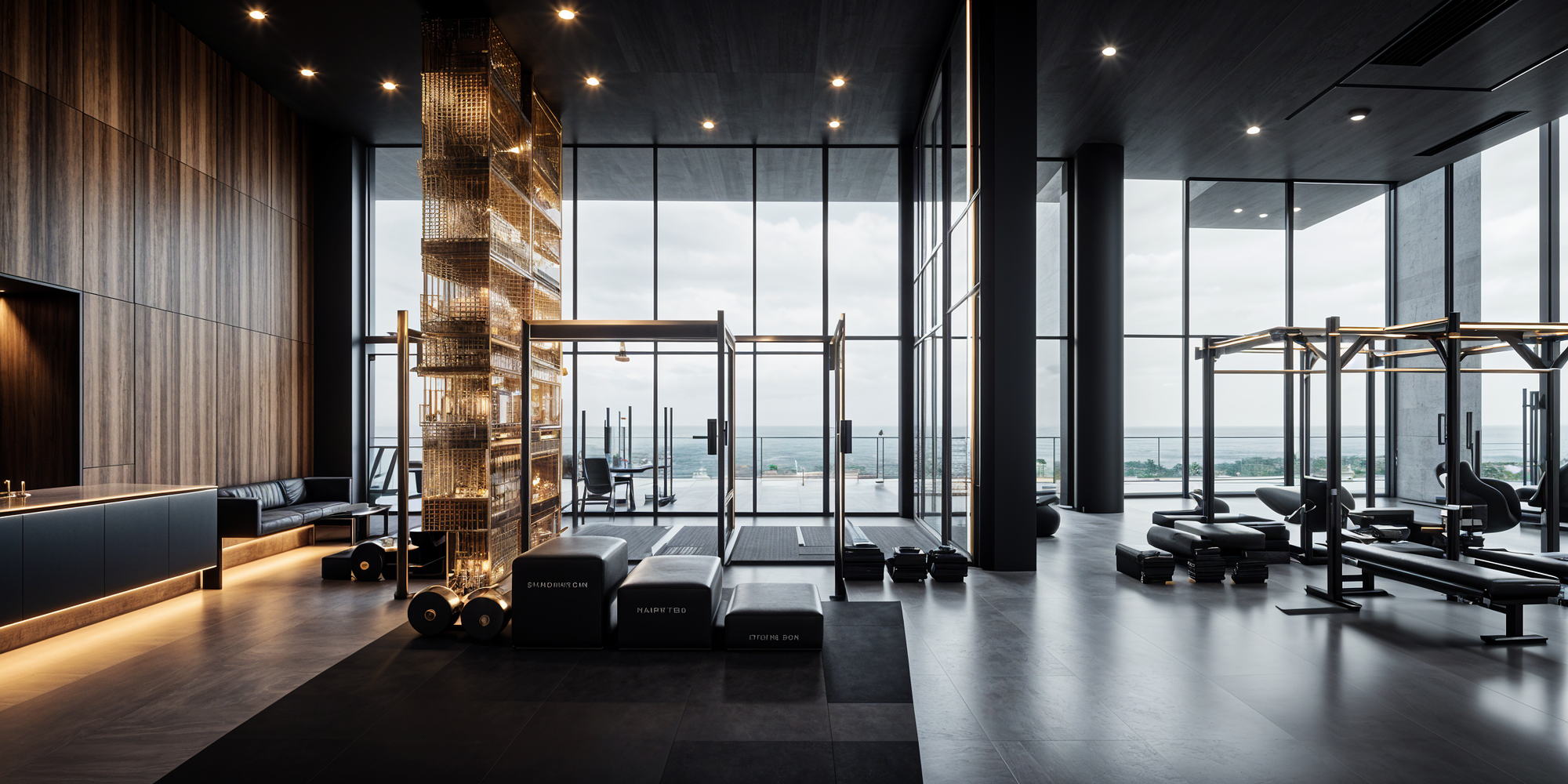 A fitness suite concept for the RUh Bulgaria development.