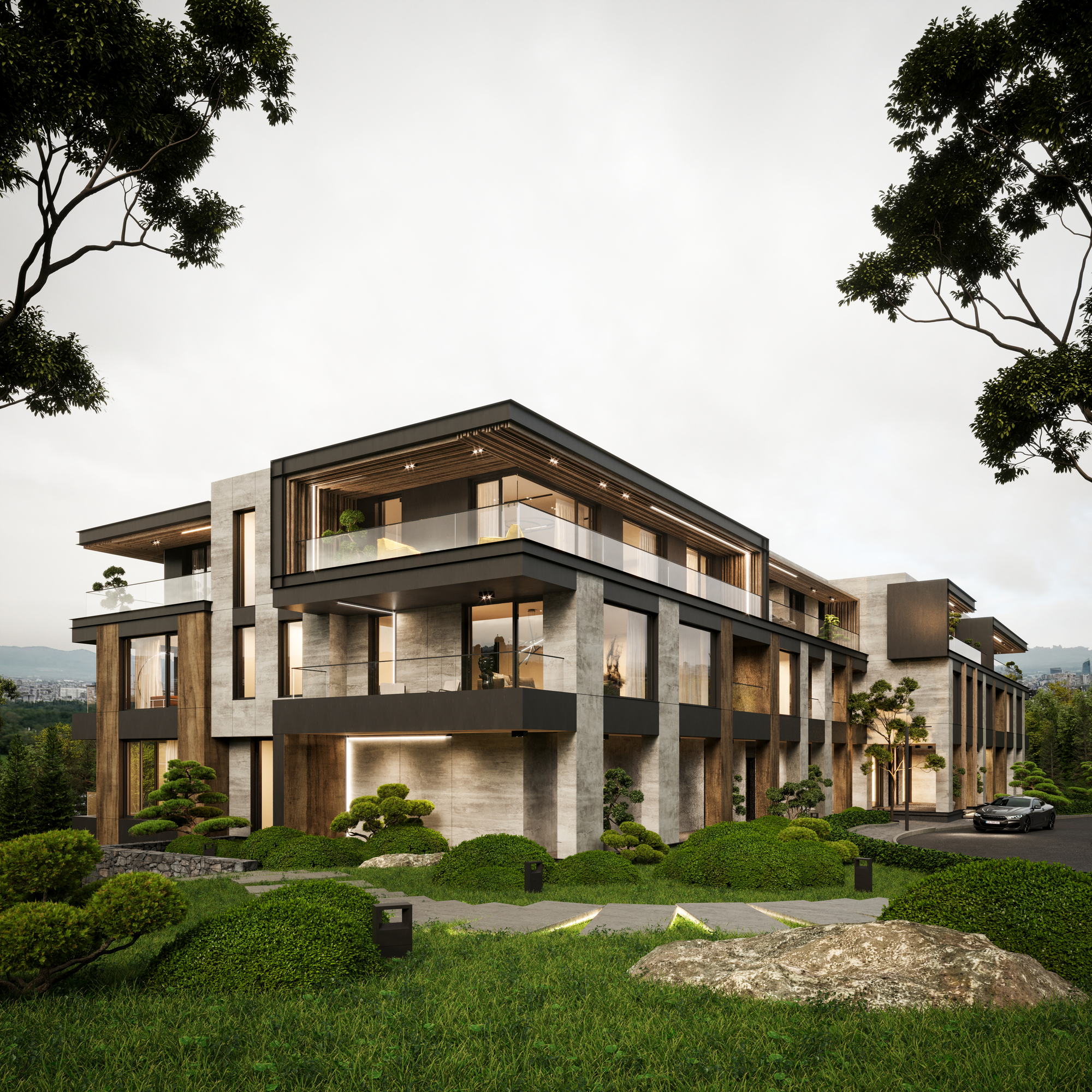 RUhomes Botanic Garden — a house in its landscaped plot