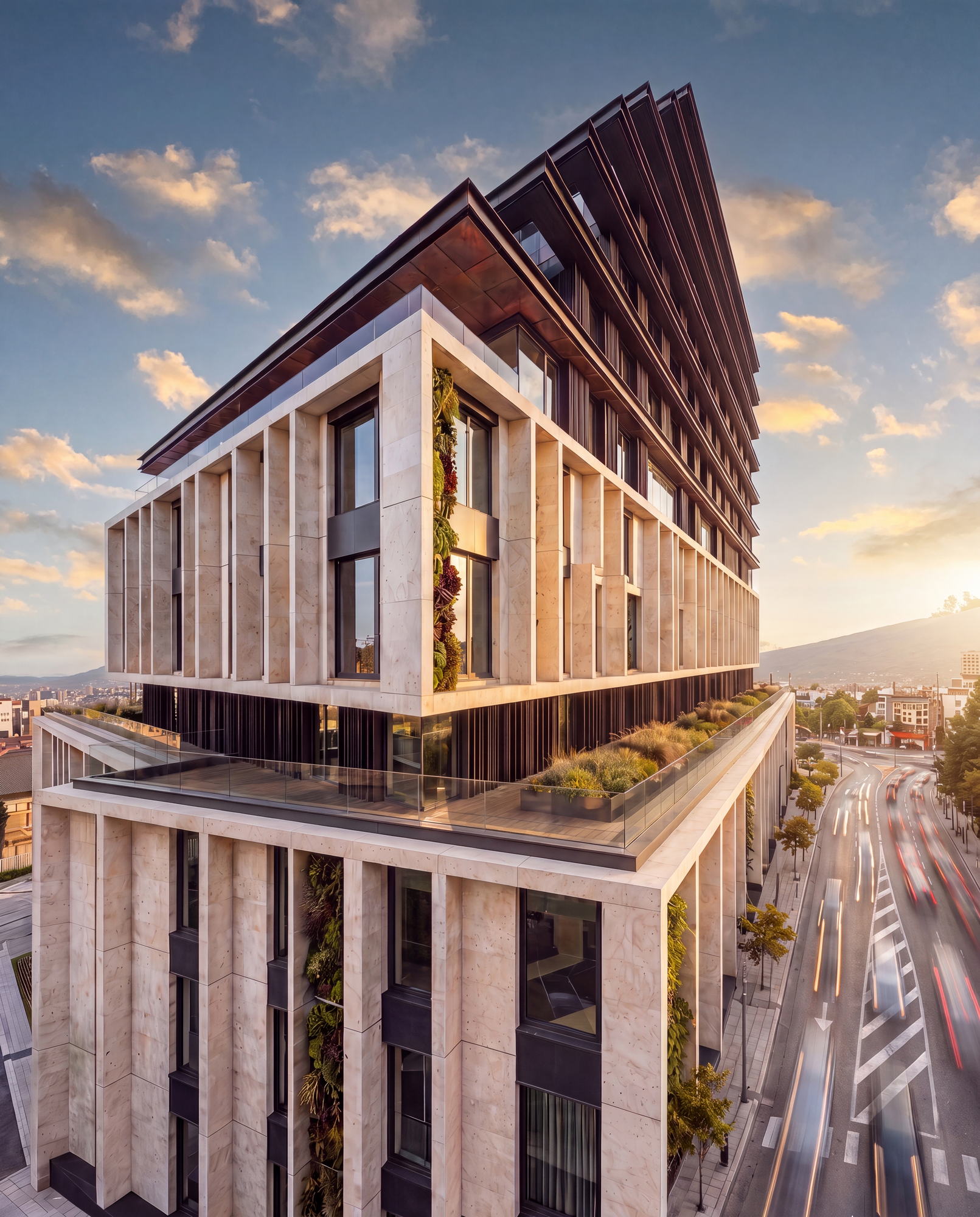RUH 3 — roof terraces and upper floors