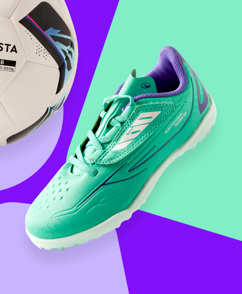 Football boots.