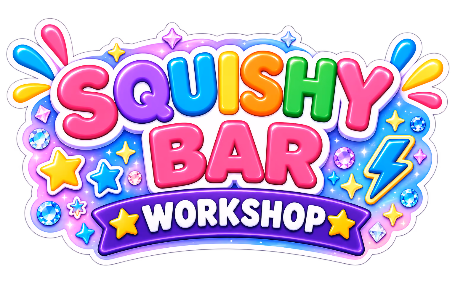 Bedazzled Squishy Bar Workshop