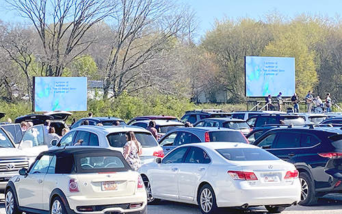 Outdoor Easter service