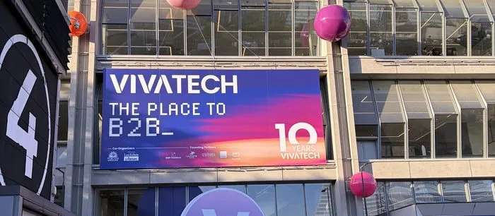 VivaTech, façade du parc des expositions de la Porte de Versailles
