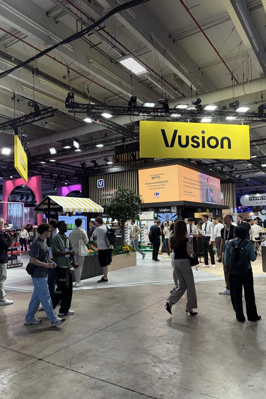 Stand Vusion sur le hall 7.1 de VivaTech