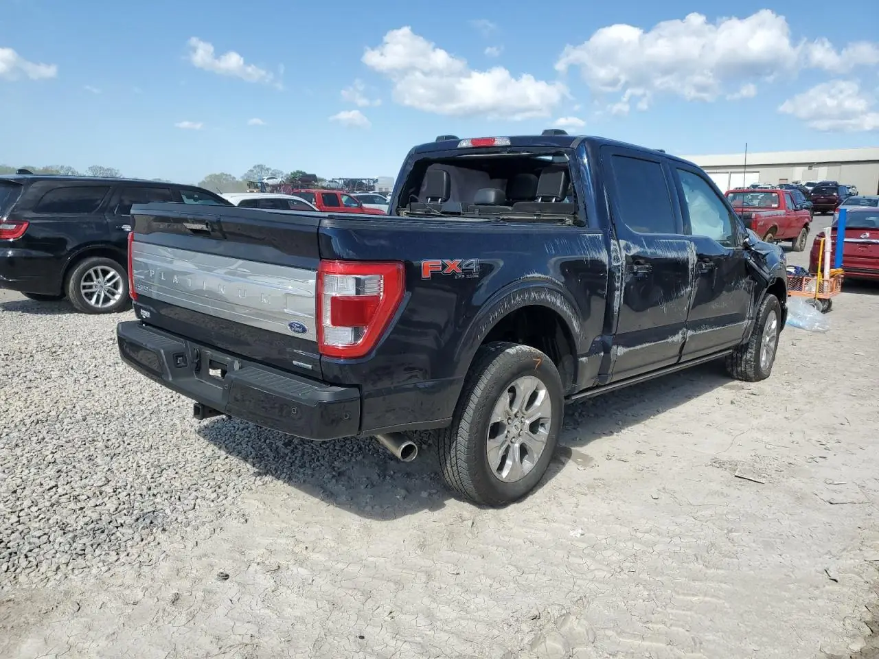 Ford F-150 2023 Blue — VIN 1FTFW1E87PFC23401