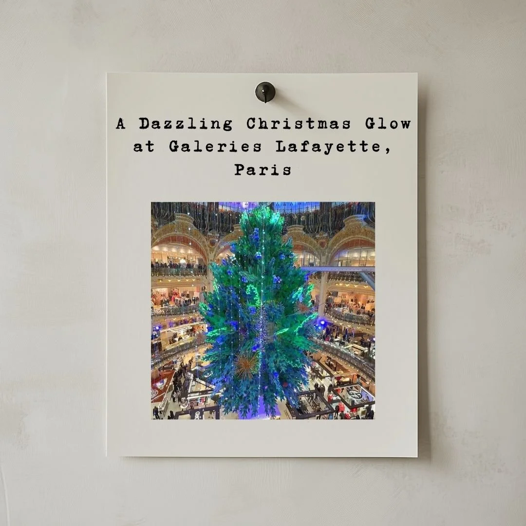 A Dazzling Christmas Glow at Galeries Lafayette, Paris