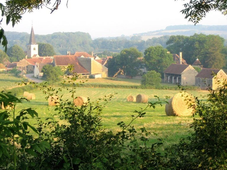   The home featured in this mini series is located in the quaint, quiet Burgundian village called Corsaint. I absolutely loved this sleepy village!  