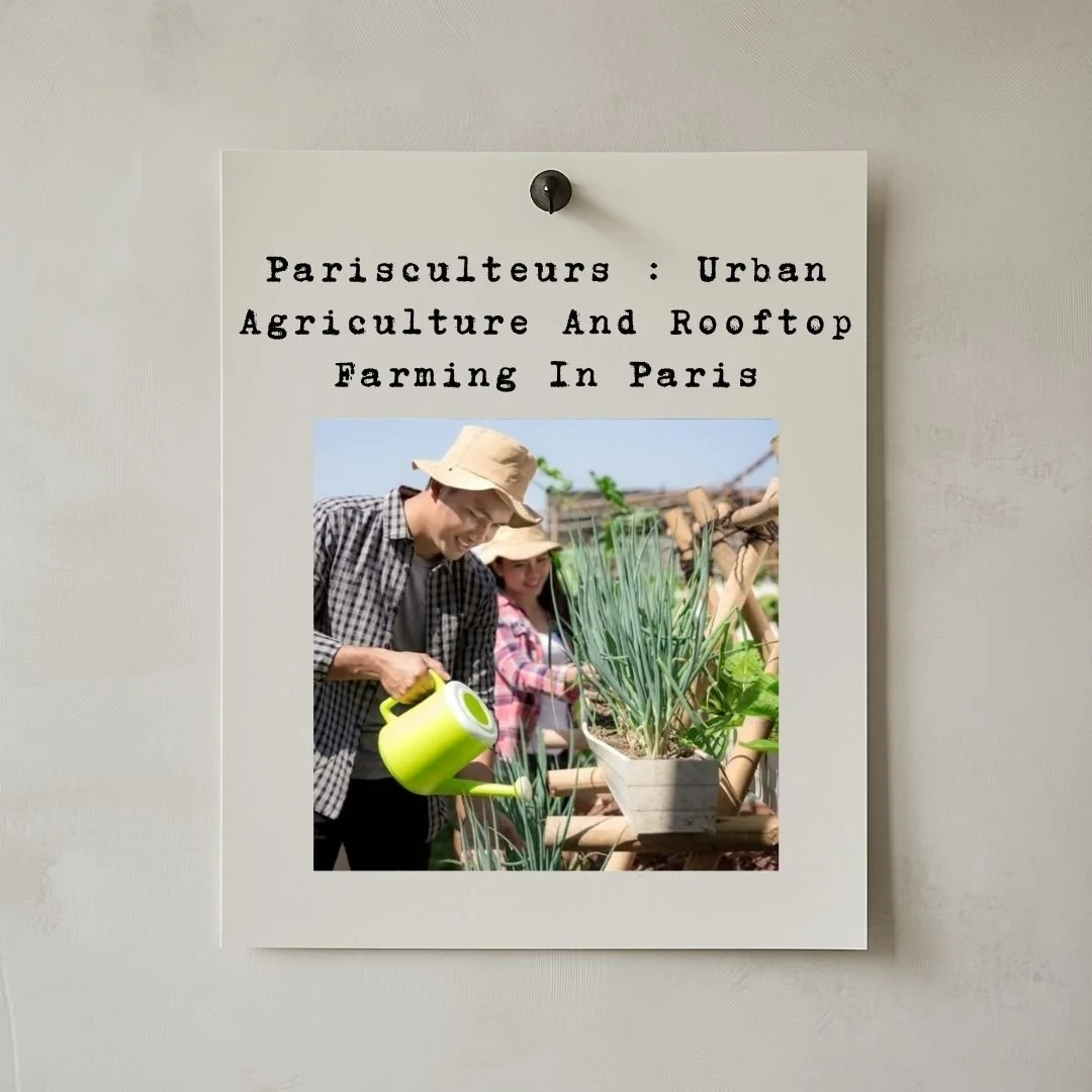 Parisculteurs : Urban Agriculture And Rooftop Farming In Paris