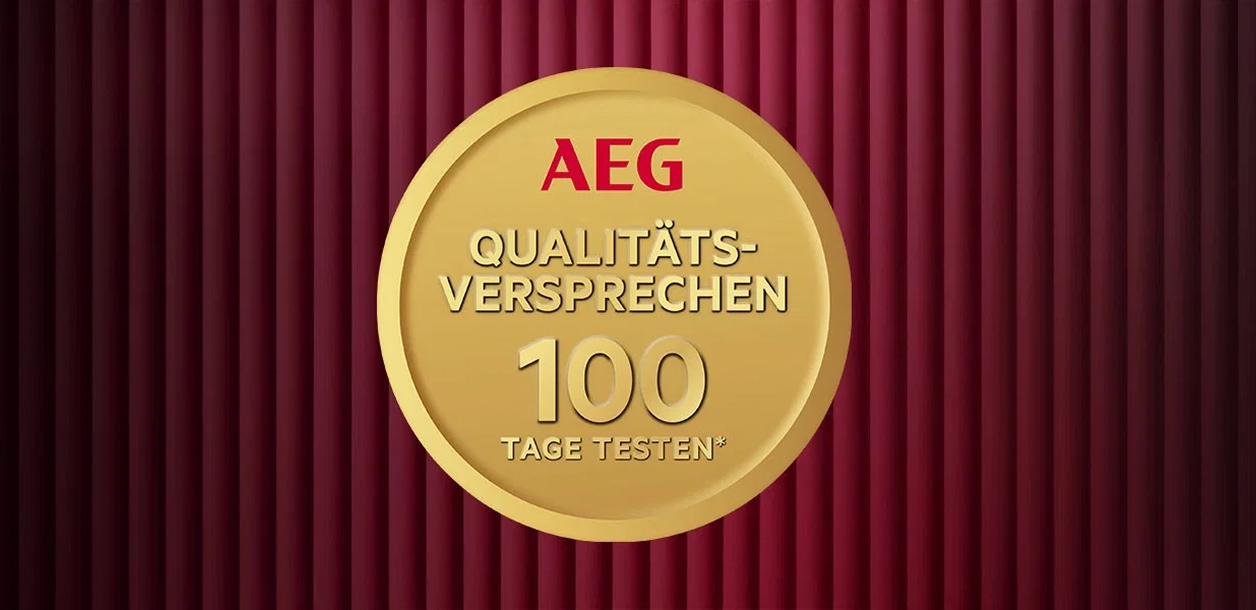 AEG Qualitätsversprechen – 100 Tage testen
